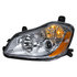 35817 by UNITED PACIFIC - Headlight - L/H, Chrome, Projection HID, for 2013+ Kenworth T680