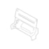 GM 89043329 PANEL R SEAT BK CUSH FIL R