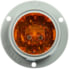 TL30279Y by TRUCK-LITE - 30 SERIES, HIGH PROFILE, LED, YELLOW ROUND, 8 DIODE, MARKER CLEARANCE LIGHT, PC, GRAY POLYCARBONATE FLANGE MOUNT, PL-10, 12V