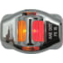 Optronics MCL181ARCRGB Clearance Light Marker / Clearance Light - Amber/Red Reversible Fender Light, Hard Wired With 9-In.