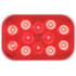 STL33RB by OPTRONICS - Red stop/turn/tail light, grommet mount, PL-3 connection