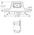 LP55CB by OPTRONICS - License light with black plastic bracket