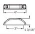 MCL66CAB by OPTRONICS - Clear lens yellow marker/clearance light