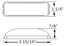 MC65ARB by OPTRONICS - Red/Yellow thinline sealed fender light