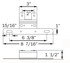 LP15SB by OPTRONICS - Zinc plated steel license plate bracket