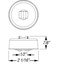 MCL54AB by OPTRONICS - Yellow PC rated marker/clearance light