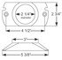 BK53BB by OPTRONICS - Branch deflector bracket for 2" lights