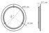 ILL21CB by OPTRONICS - 21-LED 6" dome light for surface mount