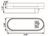 STL12RLVB by OPTRONICS - Red recess mount stop/turn/tail light