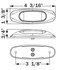 MCL17AB by OPTRONICS - 3-LED yellow marker/clearance light