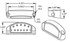 ILL85CB by OPTRONICS - 10-LED ADA compliant step/area light