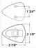 CB22RB by OPTRONICS - Red cab/clearance light with gasket