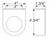 BK55BB by OPTRONICS - Black steel bracket for 2.5" lights