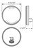 STL413RMB by OPTRONICS - 4" combination stop/turn/tail light