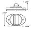 ILL86CB by OPTRONICS - 5-LED ADA compliant step/area light