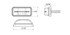 LPL91CPG by OPTRONICS - 2-LED sealed snap-in license light