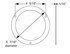 A42GB by OPTRONICS - Gasket for 4" flange mount lights