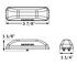 MCL65R24B by OPTRONICS - 3-LED red marker/clearance light