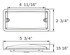 ILL31CB by OPTRONICS - 10-LED recess mount dome light