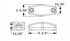 MCL13A21PG by OPTRONICS - Yellow marker/clearance light