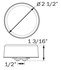 MCL157AB by OPTRONICS - Yellow marker/clearance light