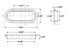 A70GB by OPTRONICS - PVC grommet for 6" lights