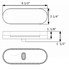 STL111RMB by OPTRONICS - Red stop/turn/tail light