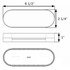 STL111RHB by OPTRONICS - Red stop/turn/tail light