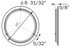 ILL39CB by OPTRONICS - 39-LED 7" dome light