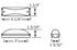 MC67ARB by OPTRONICS - Kit: MC65ARB red/yellow fender light in A65PB self grounding bracket