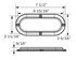 BUL28CLPB by OPTRONICS - 10-LED low profile (9/16") utility light for surface mount