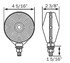 ST52RB by OPTRONICS - Red/yellow dual face pedestal mount stop/turn/tail light