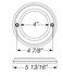 A45CGB by OPTRONICS - Chrome-plated plastic trim ring for grommet mount lights