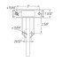 A67BB by OPTRONICS - Black surface mount fender bracket with self grounding