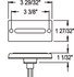 MC48AB by OPTRONICS - Yellow flush mount marker/clearance light with reflex