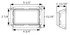 SLL51CB by OPTRONICS - Clear lens white LED directional warning light