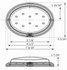 RVILL39 by OPTRONICS - LED surface mount interior light with switch