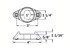 BK5557GB by OPTRONICS - Cam-on mounting bracket for 2" & 2.5" lights