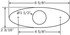 11212338P by OPTRONICS - Clear lens red marker/clearance light kit