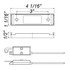 A66PB by OPTRONICS - Kit: Gray bracket & A65P single wire plug
