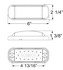 MCL48ABP by OPTRONICS - Yellow side marker light with supplemental turn function MCL48 SERIES