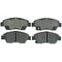 14D621CH by ACDELCO - Ceramic Front Disc Brake Pad Set