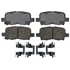 ACDelco 14D865CHF1 Disc Brake Pad Set Ceramic Rear Disc Brake Pad
