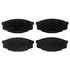 ACDelco 17D207 Disc Brake Pad Set Organic Front Disc Brake Pad Set