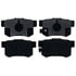 17D536 by ACDELCO - Organic Rear Disc Brake Pad Set