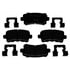 17D1430ACH by ACDELCO - Rear Disc Brake Pad Set