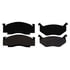 17D84M by ACDELCO - Semi-Metallic Front Disc Brake Pad Set