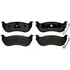 17D981M by ACDELCO - Semi-Metallic Rear Disc Brake Pad Set