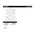 Centric 100.09260 Disc Brake Pad Set Centric Original Equipment Formula Brake Pads with Hardware