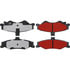 Centric 500.07500 Disc Brake Pad Set PQ PRO Disc Brake Pads with Hardware